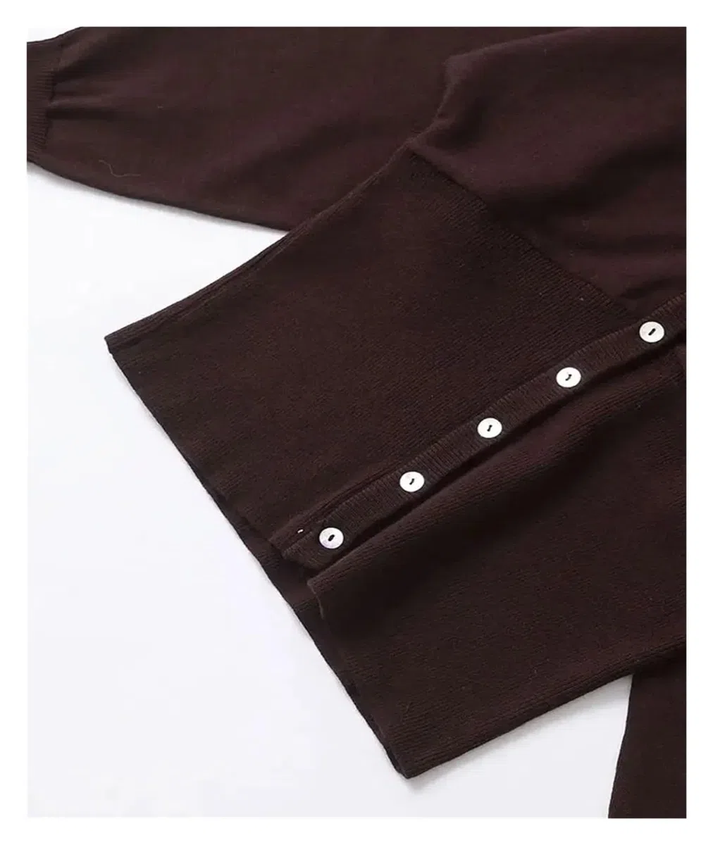 Cárdigan de Punto con Cuello en V y Botones Delanteros for Mujer, suéter de Manga Larga con Dobladillo Ajustado, Prenda Exterior Elegante for Mujer