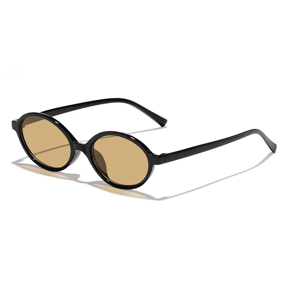 Gafas de sol ovaladas pequeñas vintage para hombre y mujer, gafas de sol modernas con protección UV400.