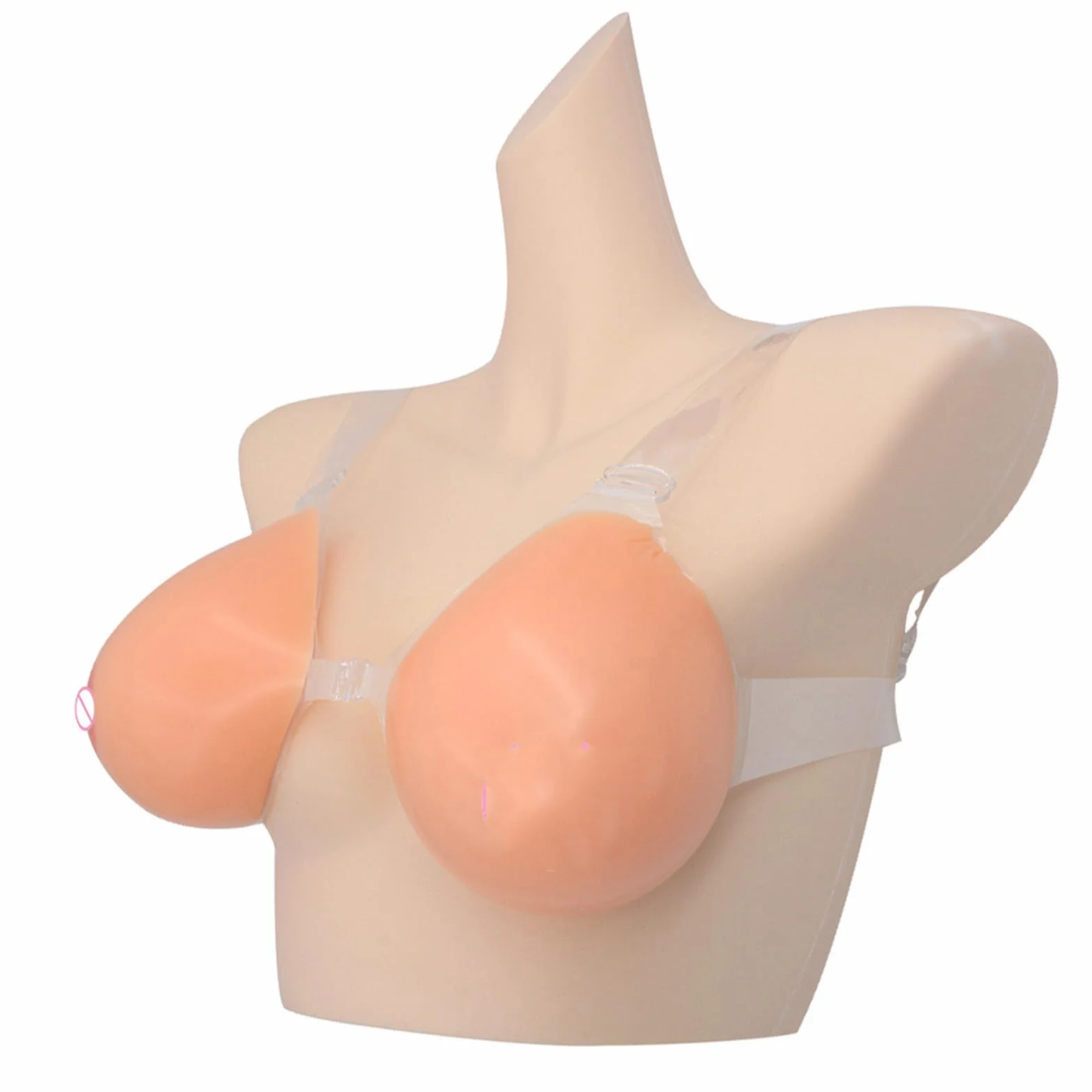 Inserciones De Sujetador Silicona Transpirables, Realzadores Pechos Falsos For Trajes Baño, Uso Diario