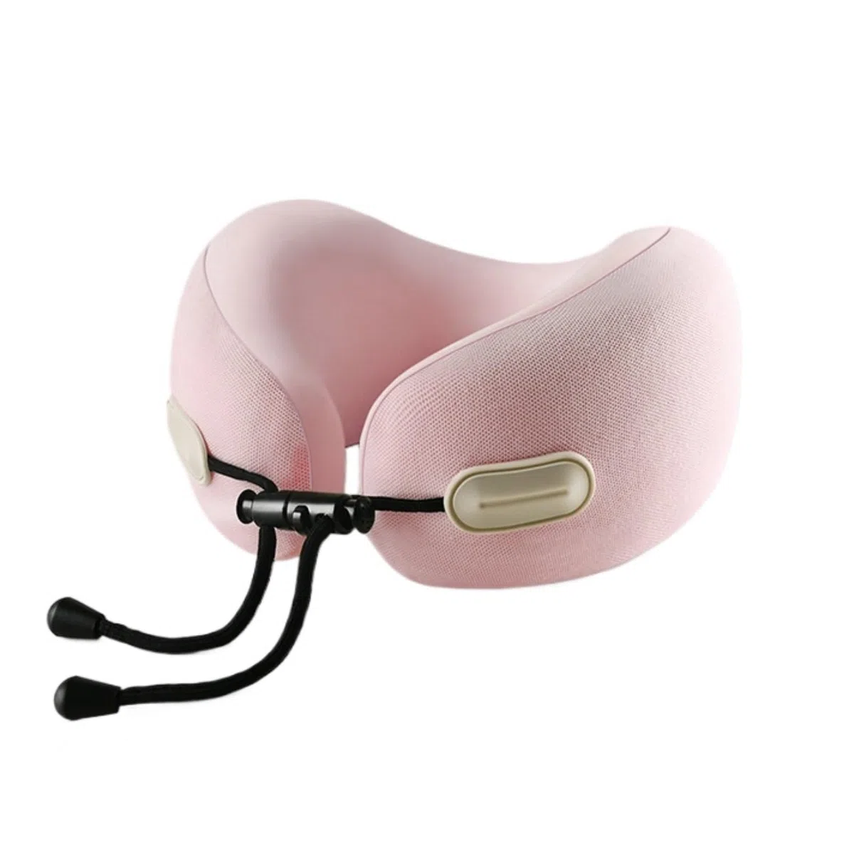 Cojin Cuello Viaje Almohada Cervical En Forma De U For Viajes, Ajustable, For Avión Almohada Avion(Pink)