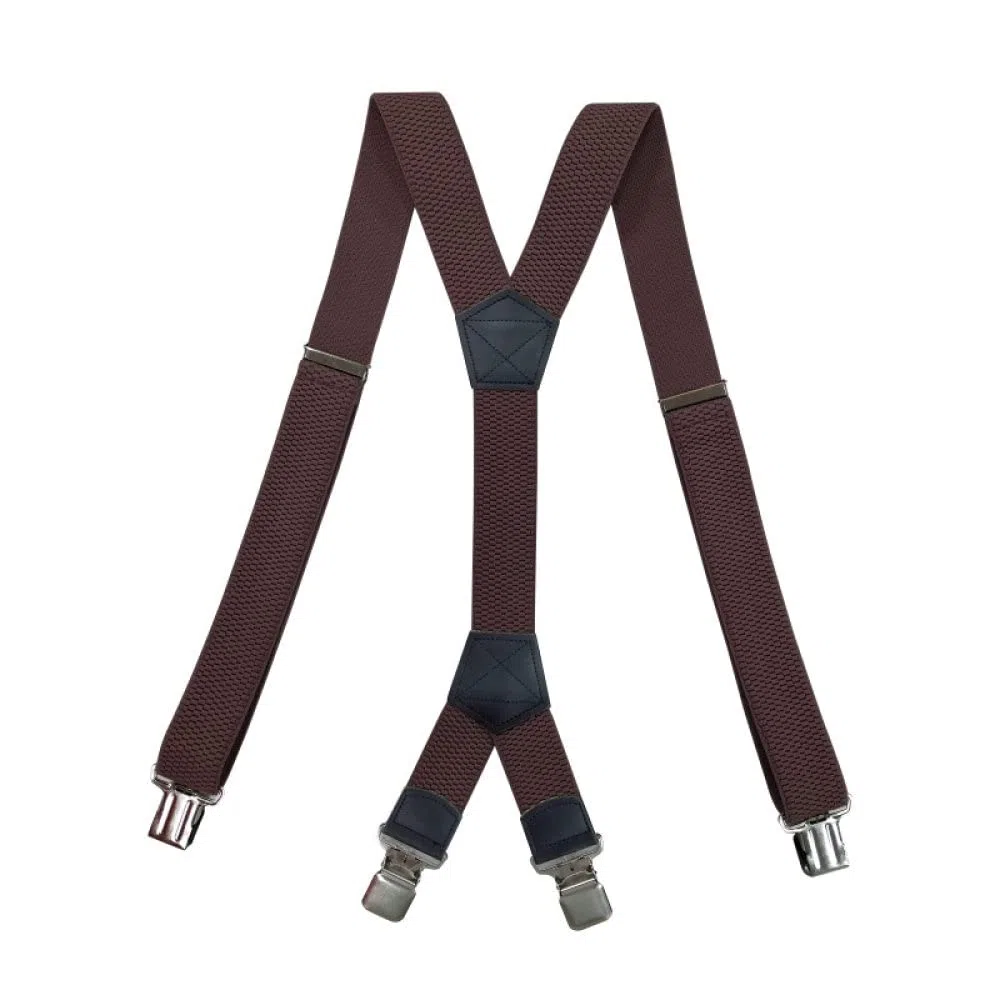 Cinturones Tirantes para Hombre en Forma de X, Tirantes para Hombre, Resistentes, de Gran tamaño, con Espalda en X y 4 Clips Resistentes, Correa elástica Ajustable para Pantalones,