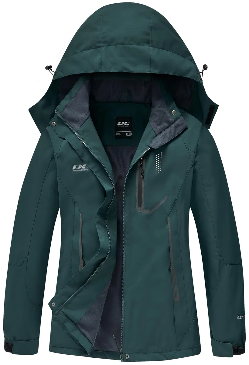 chaqueta impermeable mujer chaqueta chubasquero ligera de softshell cortavientos chaqueta lluvia con capucha