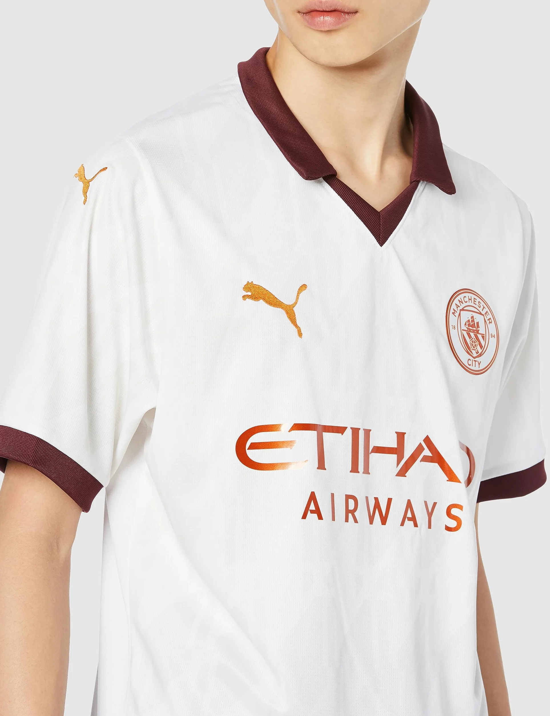 Manchester City Camiseta 1ª Equipación 2023/24 - Replica - Hombres - Equipo Azul Celeste