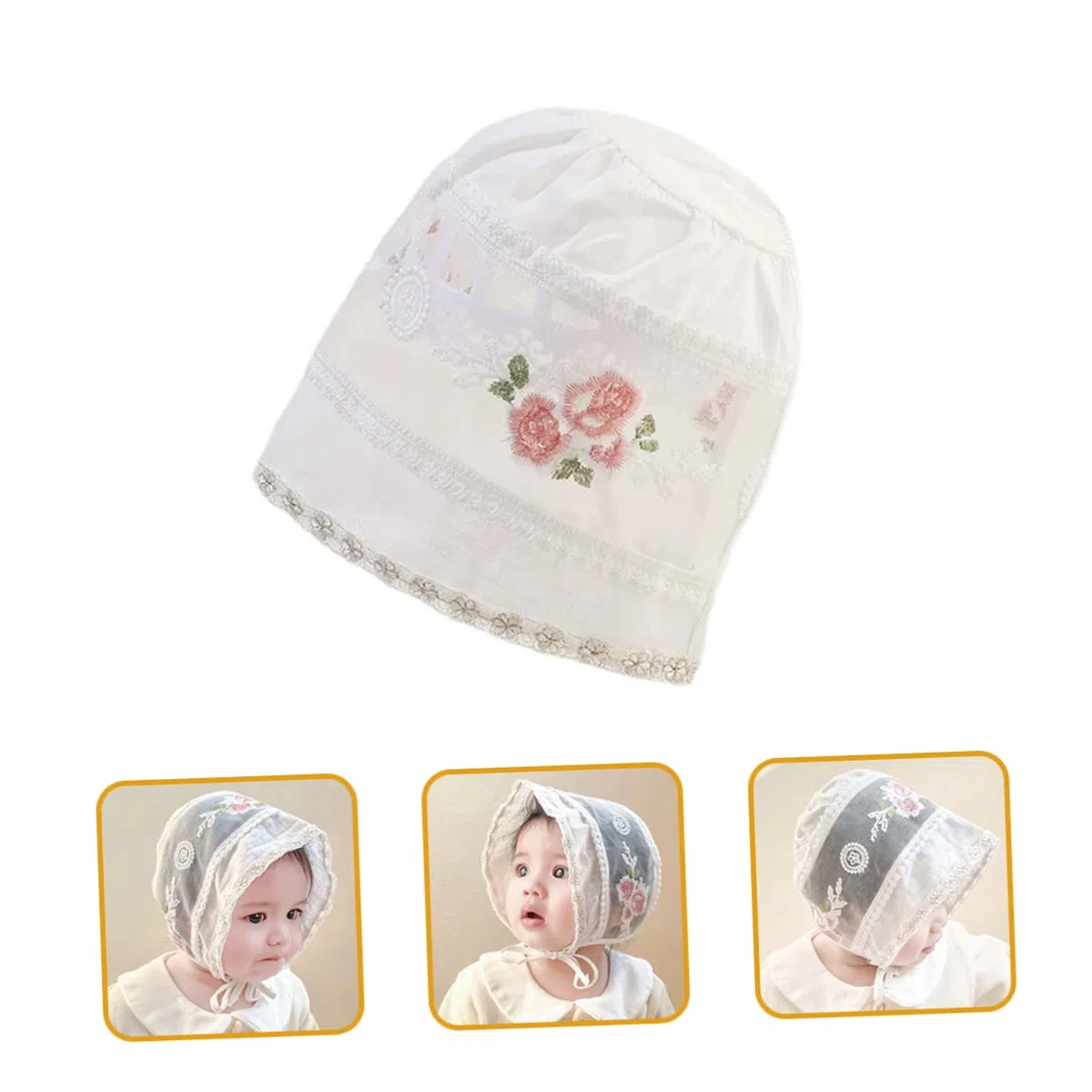 minkissy Sombrero para El Sol para Pequeños Sombreros De Verano para Bebés Sombrero para El Sol para Bebés Sombrero para Recién Nacidos Gorros para Bebés Sombreros para Niñas