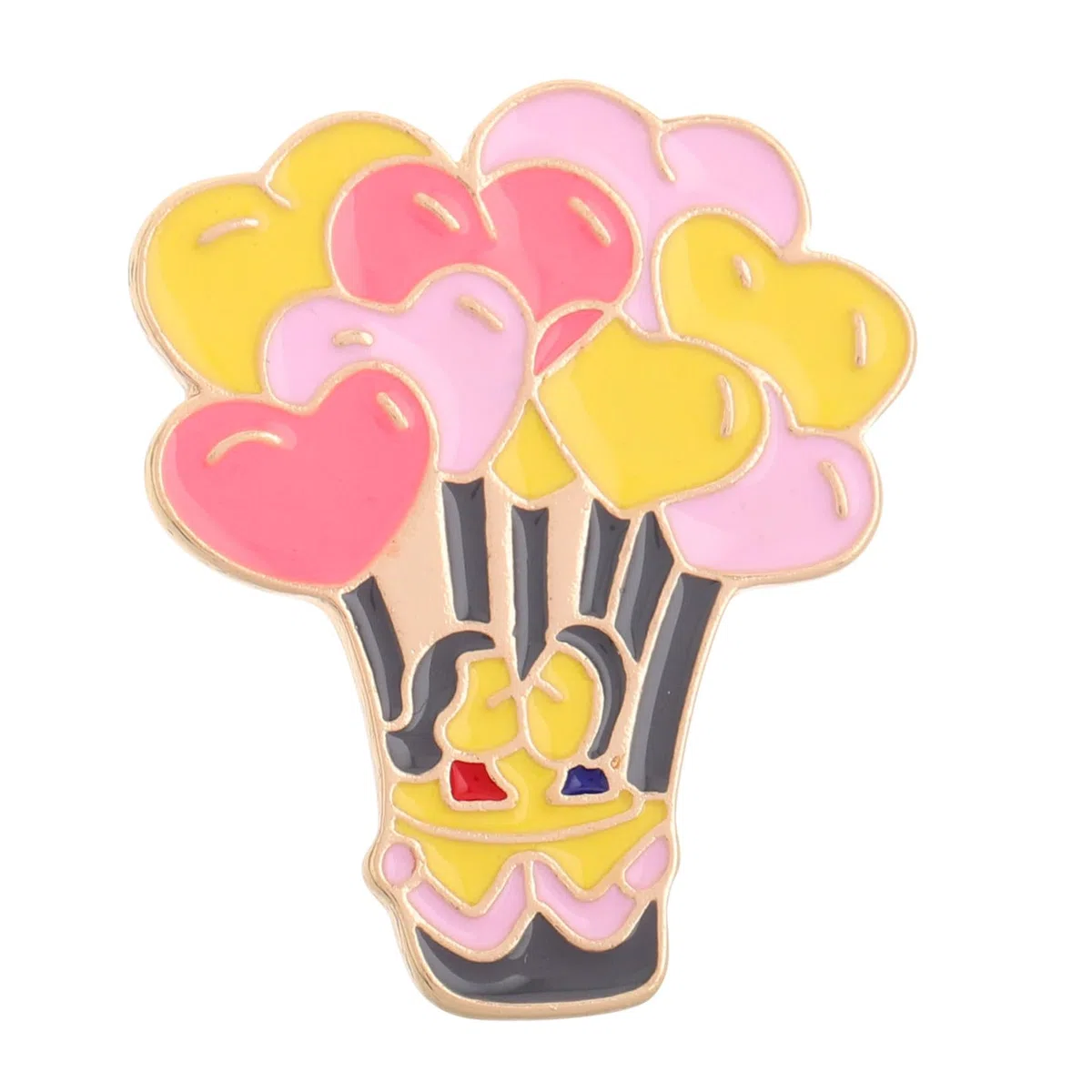 Broche con Forma de Globo aerostático de aleación para Mujer, Elegante, para Solapa, Bonito Accesorio para San Valentín