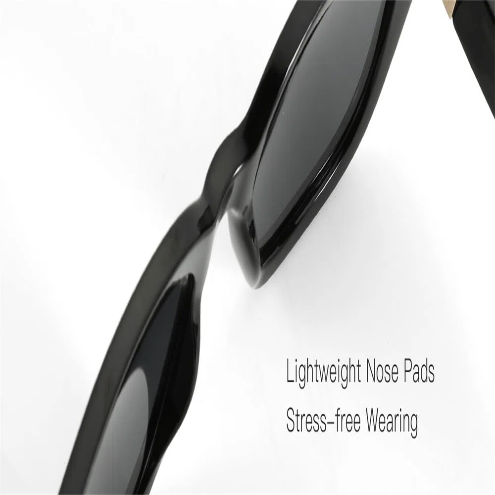 Gafas de sol polarizadas con diseño de mariposa para mujer, protección UV400, estilo ojo de gato.