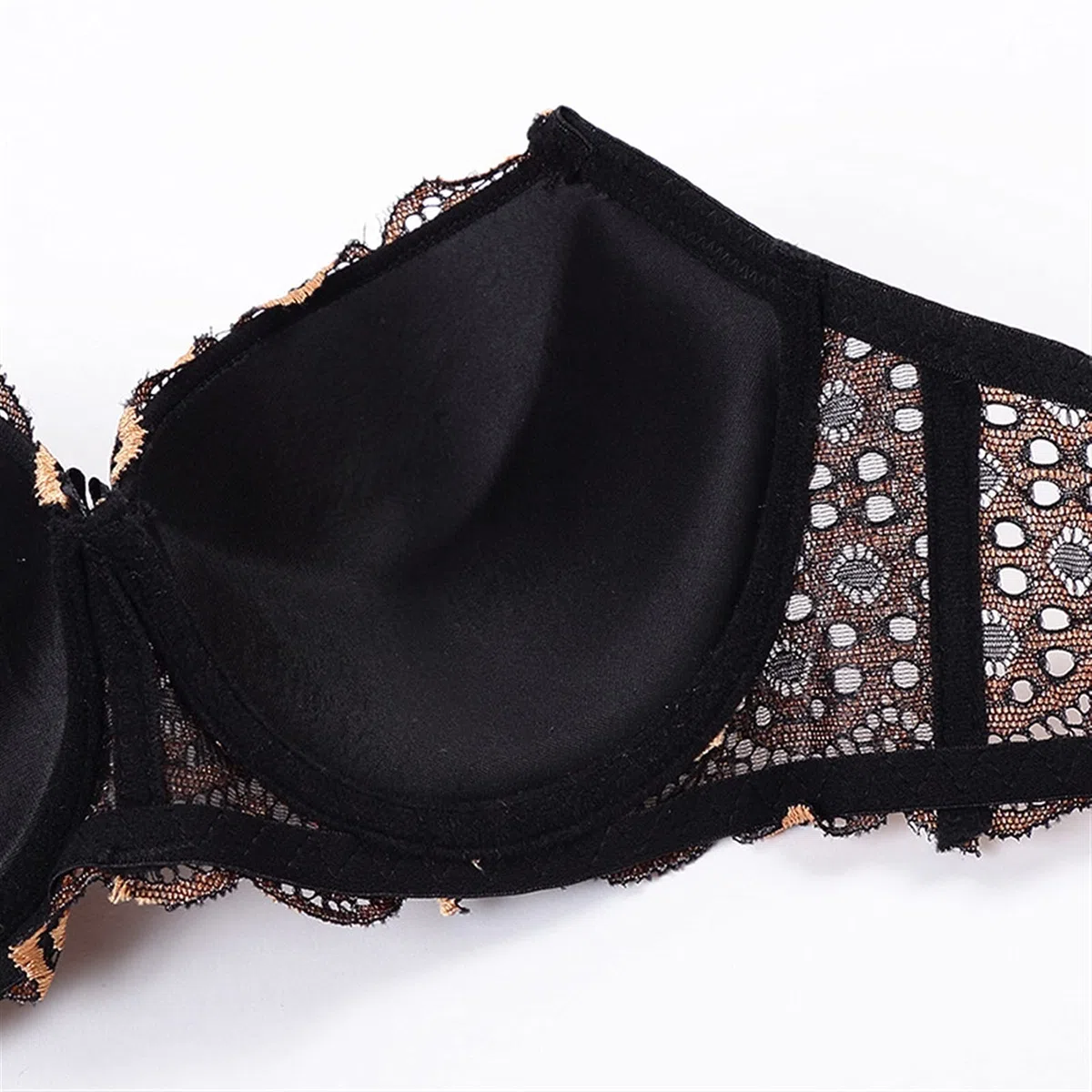 YZCIS Conjunto de lencería para Mujer, lencería de Leopardo, Sujetador de Encaje y Bragas con Tirantes, picardías de Malla, Ropa Interior, Conjuntos de Mono, Bralette, Ropa de Dormir