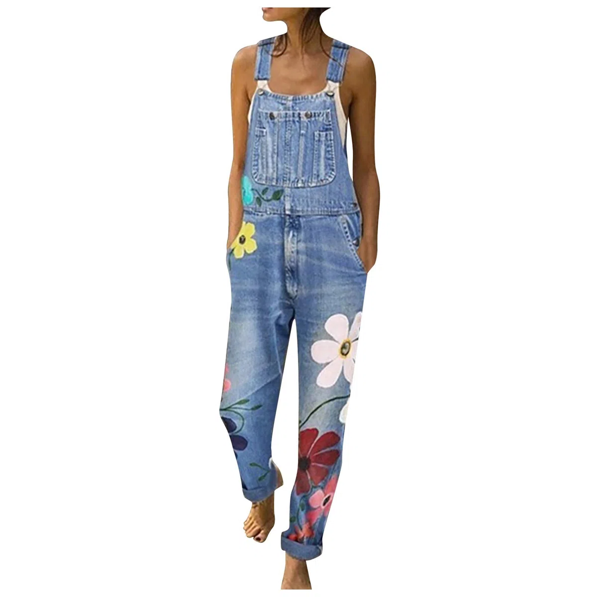 Vaquero Mujer Monos Elegantes Mono Peto Pichi Faldas Vaqueros Trabajo Pantalon Vestido