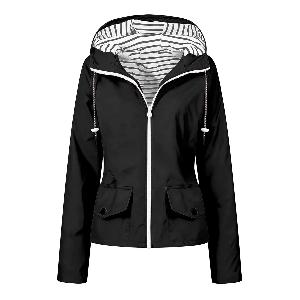 Chaqueta Informal para Uso Diario, Ligera, Transpirable y de Corte Moderno, Mujer, Ideal para Primavera y otoño