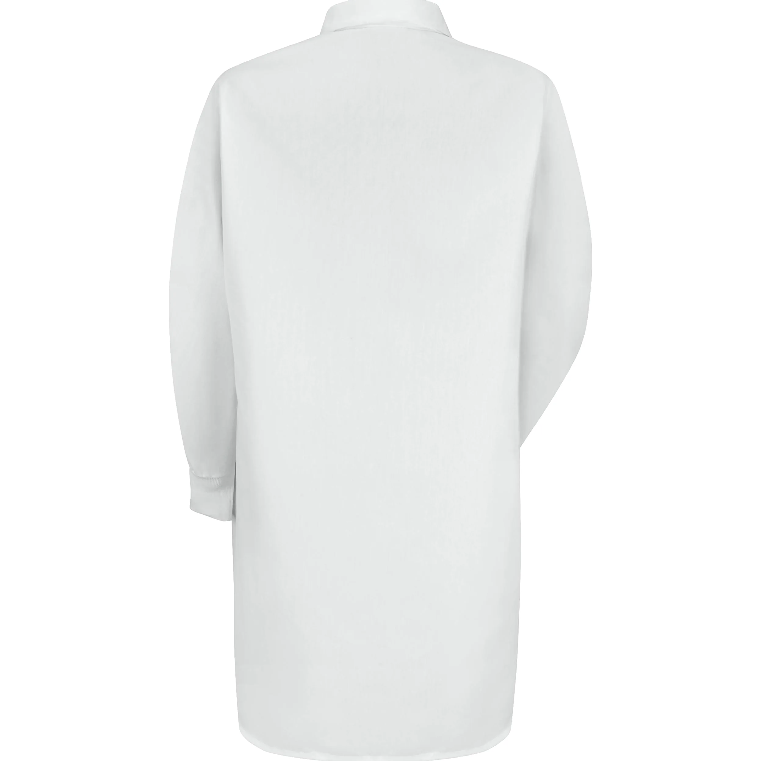 Rojo Kap Hombres especializados de Unisex, bata de laboratorio - Blanco -
