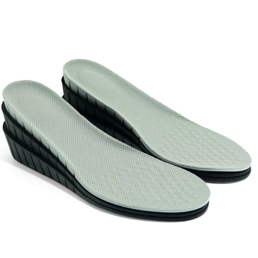 Plantilla Interior Elevada For Hombres Y Mujeres Ocio PU Deportes Transpirable Invisible Plantilla Elevada con Plantilla Elevada(37-38)
