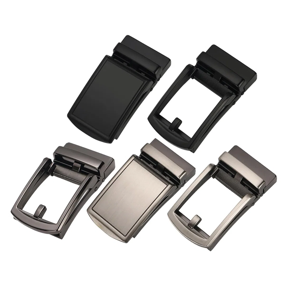 4 hebillas de cinturón trinquete 40 mm for correa deslizante, hebilla clic automática, reemplazo ajustable for hombres