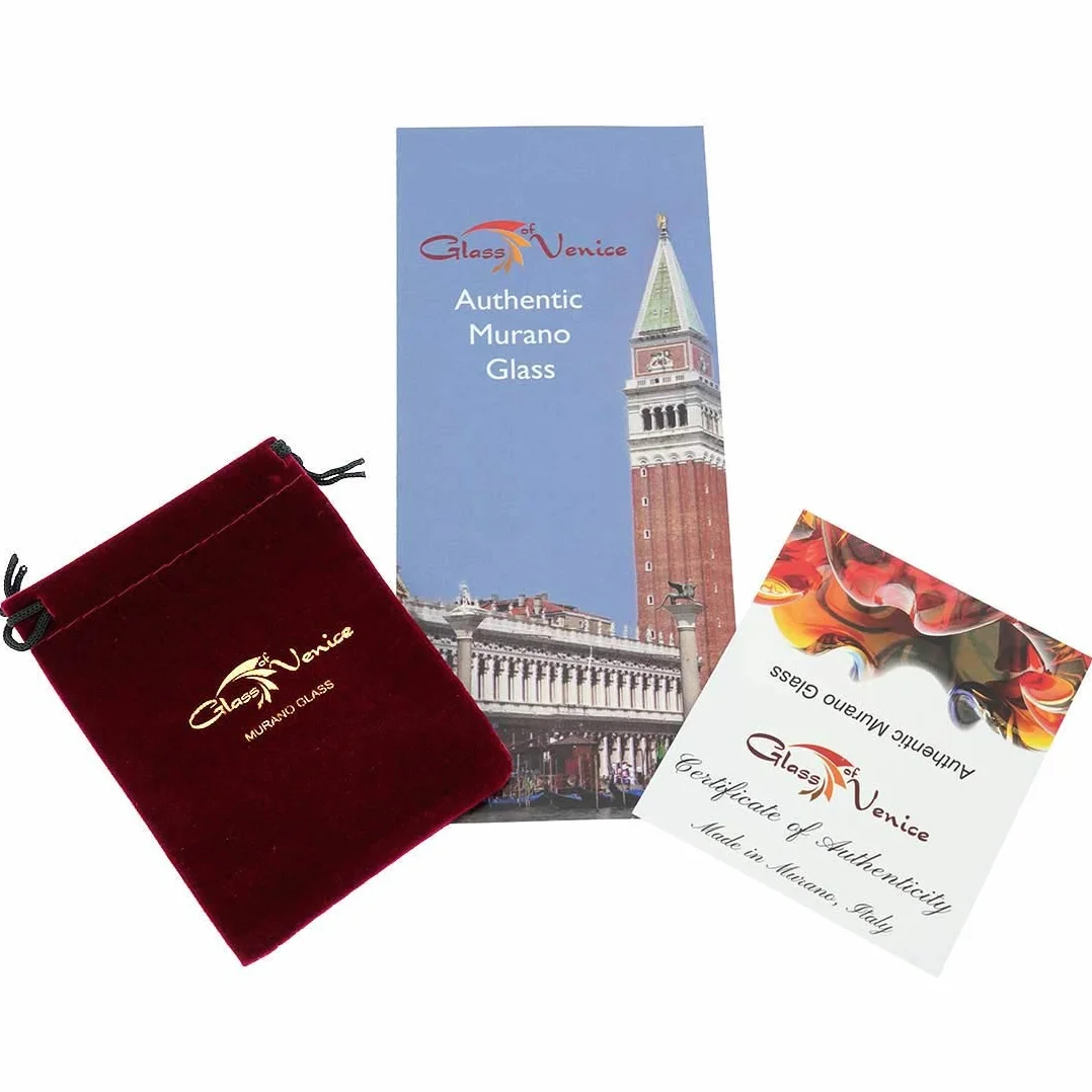 Glass Of Venice Pulsera Infantil Glamour Veneciano - Oro y Rojo