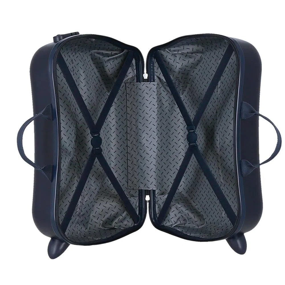 Marvel Spiderman Totally awesome Maleta infantil Azul 52x38.5x20.5cm Rígida ABS Cierre de combinación lateral 34L 1,8 kgs 4 Ruedas Equipaje de Mano