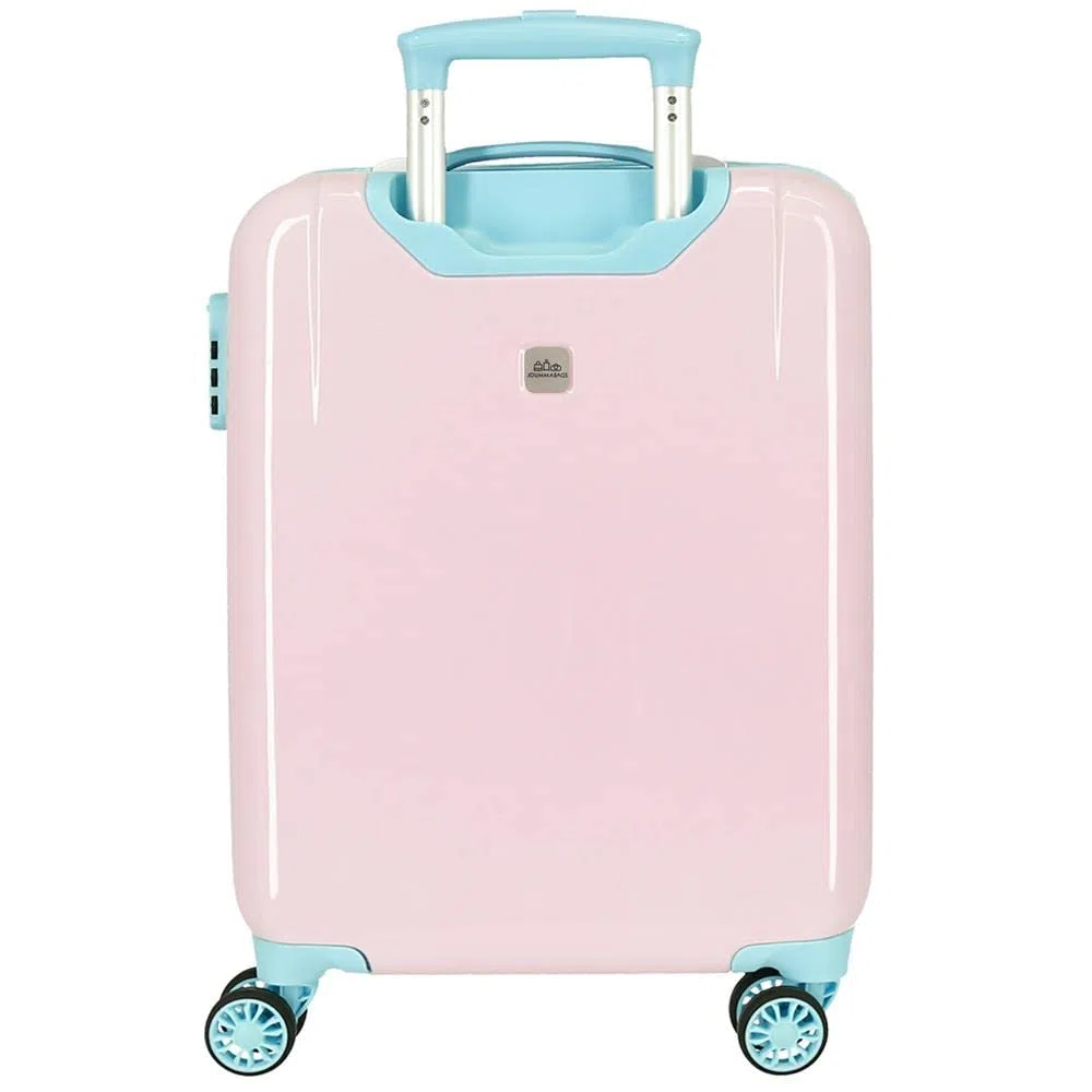 Disney Minnie Florals Maleta de Cabina Rosa 38x55x20 cms Rígida ABS Cierre de combinación Lateral 34L 2 kgs 4 Ruedas Dobles Equipaje de Mano