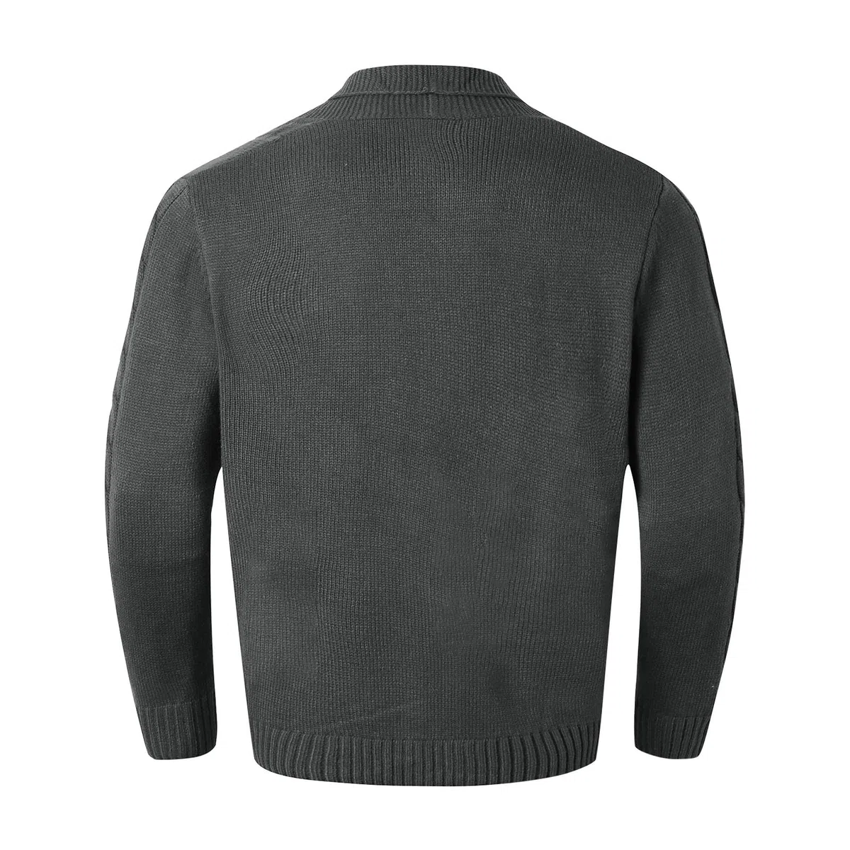 Cardigan Hombre Punto, Botones para Chaqueta Hombre con Cuello En V Manga Larga Suéter De Punto con Botones Elegante Ajustado Cárdigan Ligero con Bolsillos para Exterior El Ocio
