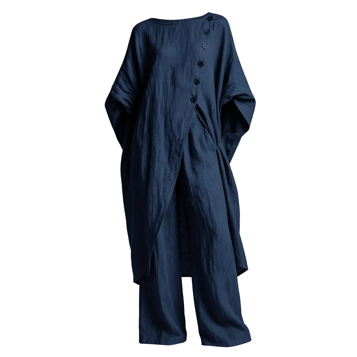 Conjunto Mujer Verano 2 Piezas Moda raje de Primavera Ligero Chndal Blusa Pantalones Ropa Playa Vacaciones Deportivo Casa Trabajoconjunto Verano mujerInformal y desenfadado