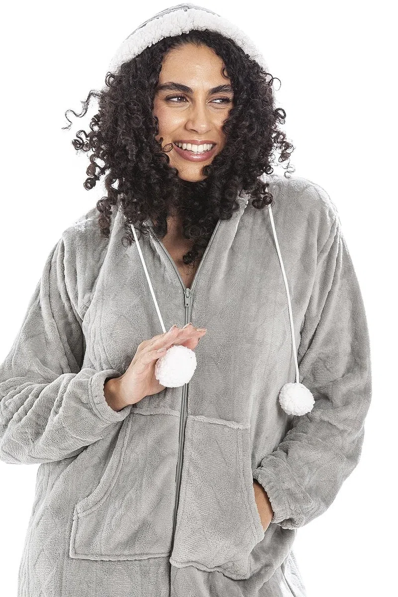 CAMILLE Supersoft Fleece Onesies para Mujer