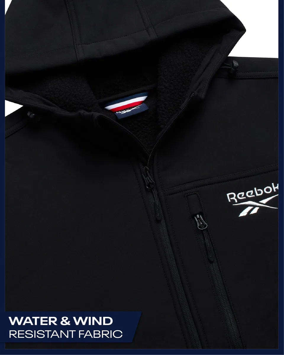 Reebok M Sherpa Softshell Chaquetas de forro polar Hombre (Pack de 1)