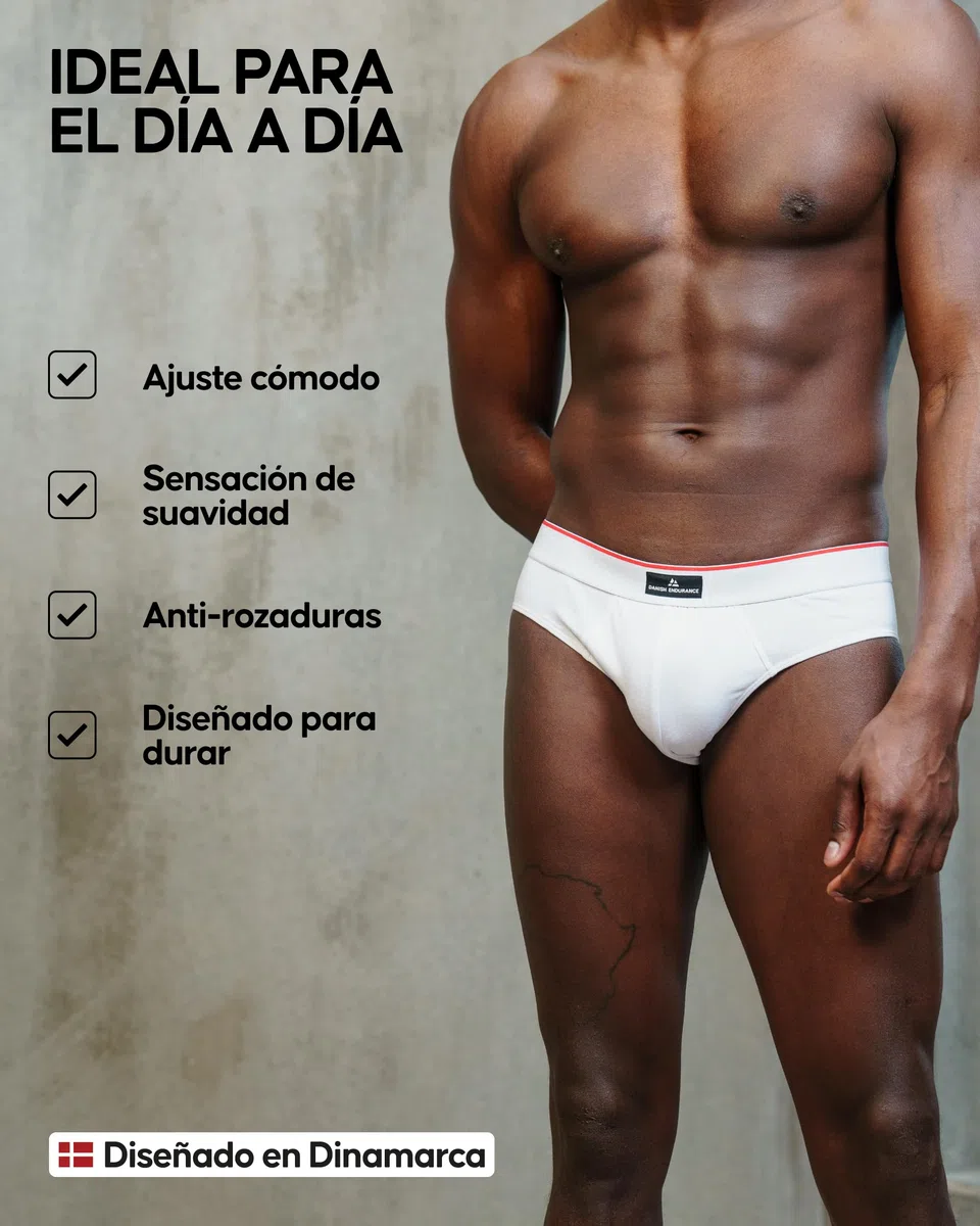 DANISH ENDURANCE Calzoncillos Hombre Slip, Slips Hombre Algodon, Calzoncillos Transpirables, Ropa Interior Hombre, Pack de 3 o 6