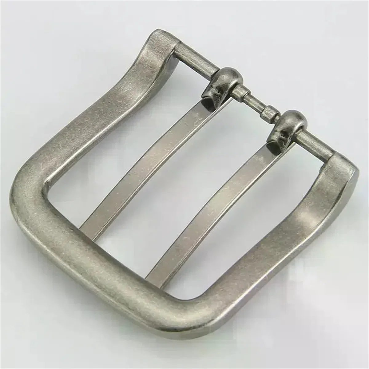 10piece 40mm Metal Belt Buckles para Cinturones | Double Pin Buckle End Bar Fit For 37mm-39mm Leather Belt Craft Parts