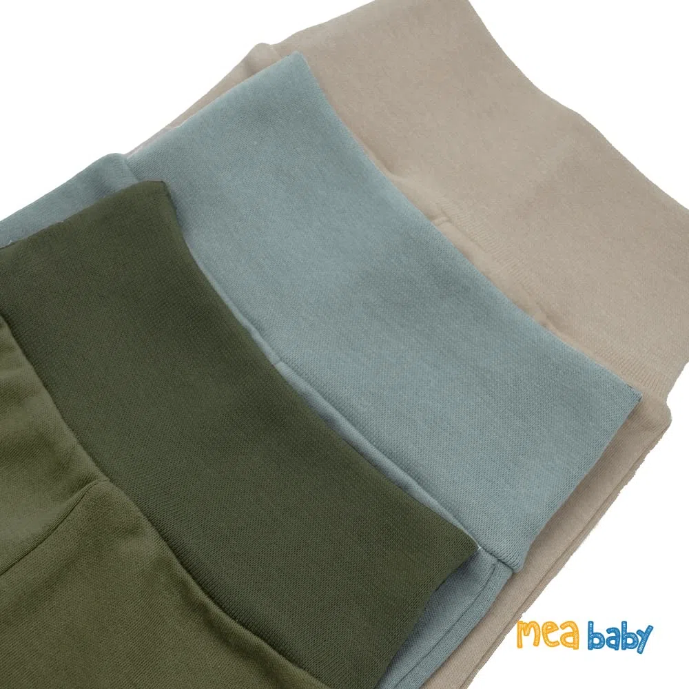 MEA BABY Pantalones de bebé con pie, pantalones de pelele para niños, pantalones de bebé para niñas, paquete de 5 unidades