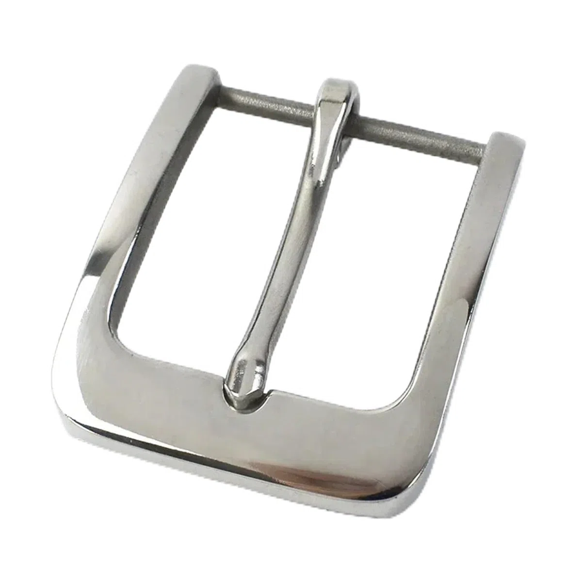 Hebillas de cinturón acero inoxidable macizo 40 mm, 20 unidades, con pasador cepillado, metal, for vaqueros, accesorios y manualidades Para Cinturones