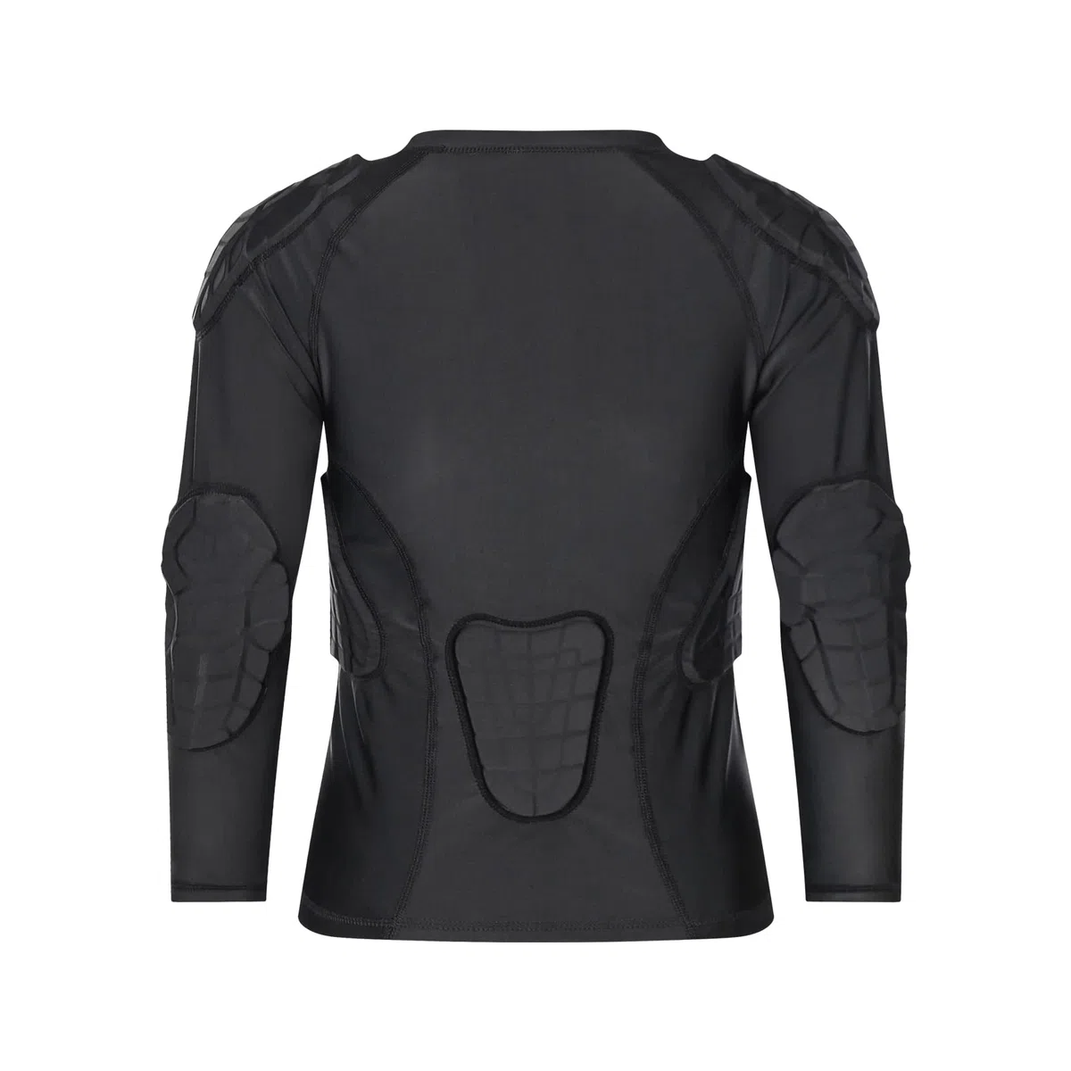 Topeter- Camiseta de fútbol acolchada para niños, camiseta de compresión con protectores de costillas para jóvenes con almohadillas para adolescentes y niños