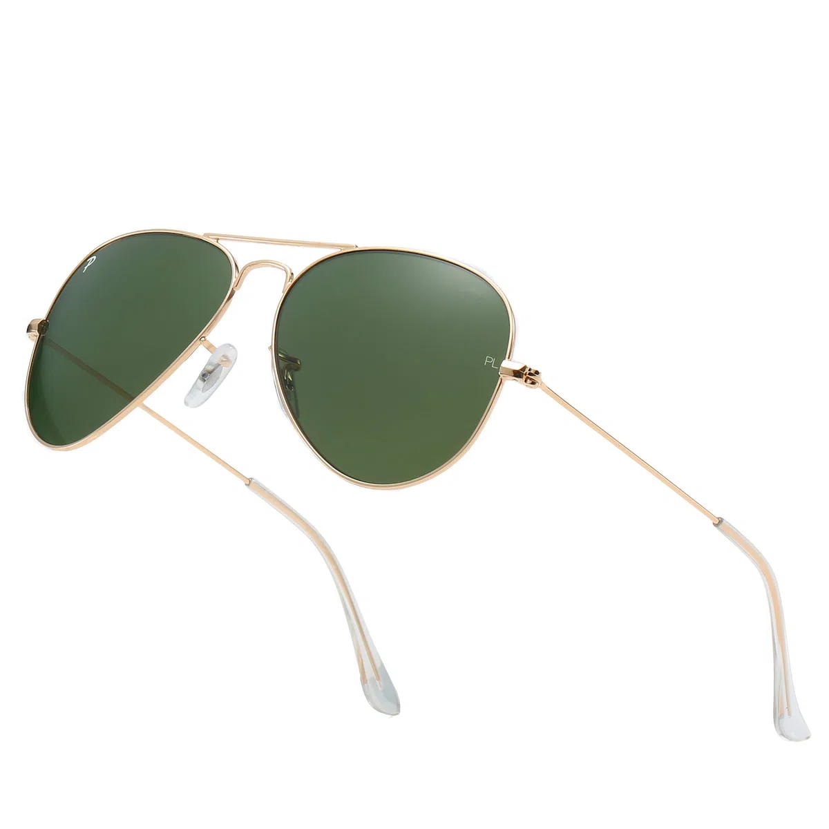 ADEWU Gafas de Sol de Lujo Polarizadas Clásicas Montura Fina de Metal Cristal UV400