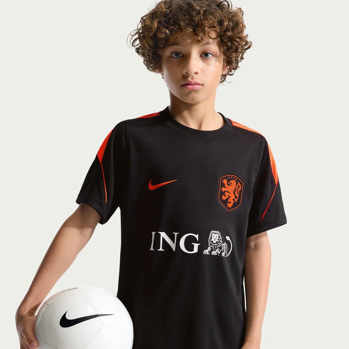 Nike Niederlande Strike Nike Football Dri-fit Kurzarmshirt Für Ältere Kinder Camiseta de Manga Corta Unisex niños