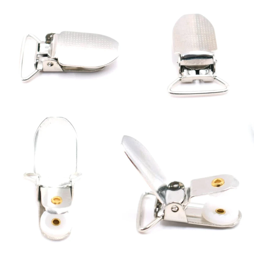 OIFAODAO， 1 Unidad de Tirantes elásticos 2,5x115 Cm for Mujer, 4 Clips, Ajustables for Hombre, for Pantalones, Correas, Accesorios Ropa for ，Tirantes para Hombre(Lightyellow)