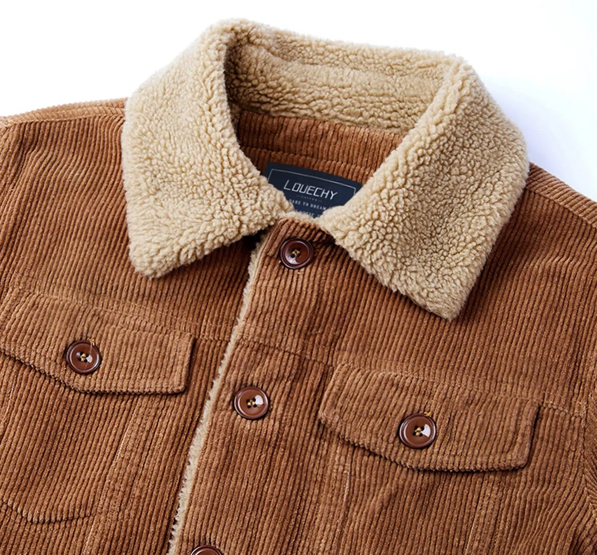 LOUECHY Western Chaqueta de camionero Hombre