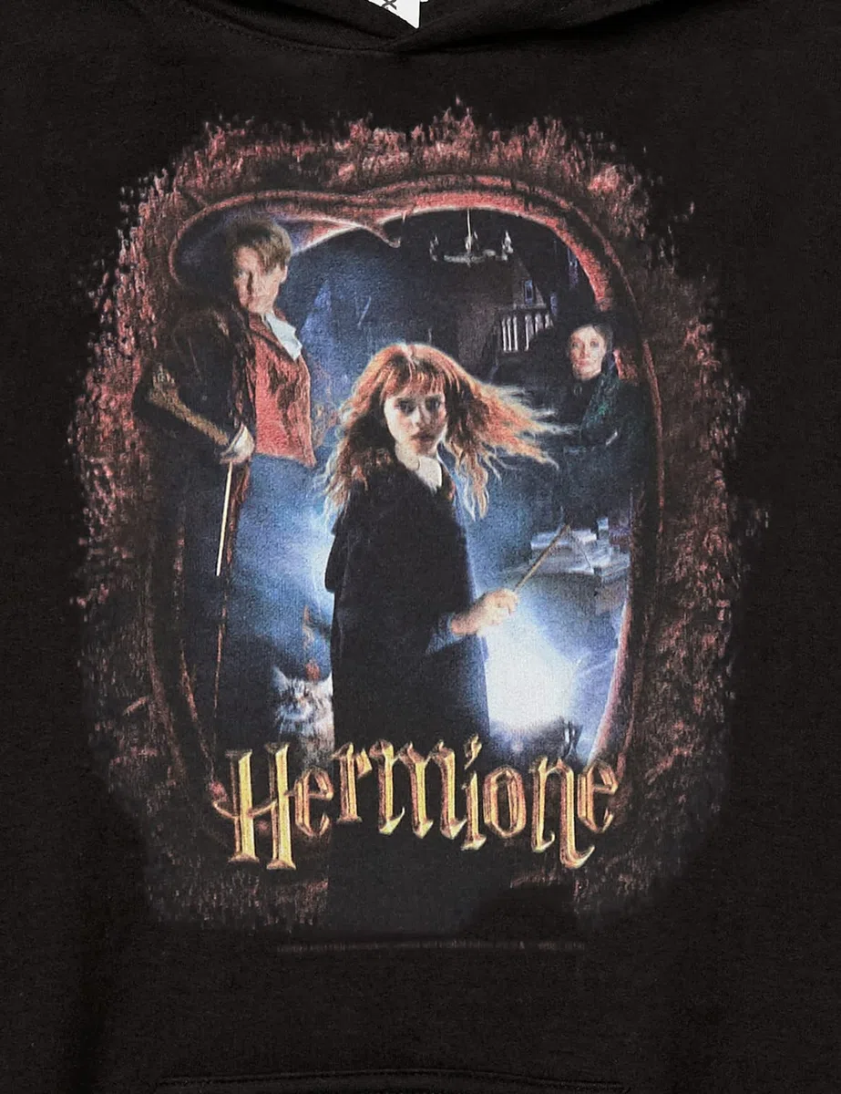 Harry Potter Kids Chamber Hermione Banner - Sudadera con capucha para jóvenes