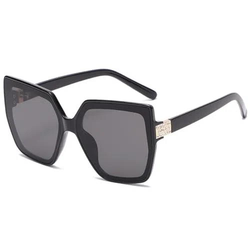 Nuevas Gafas de Sol cuadradas con gradiente de Moda 2025, Gafas de Sol de Lujo a la Moda con decoración de Diamantes, Gafas de Sol con protección UV400