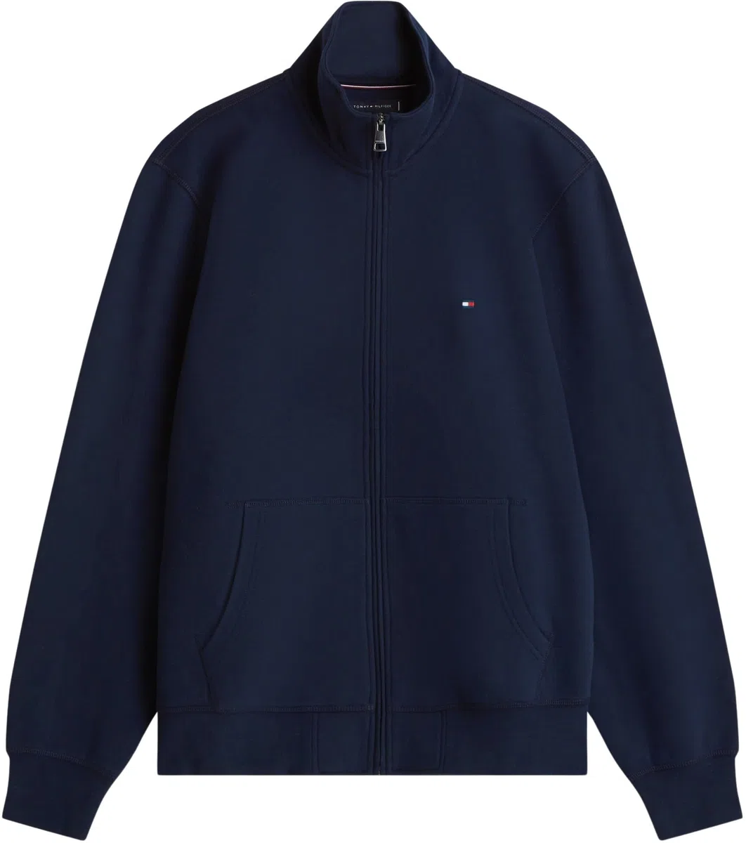 Tommy Hilfiger Essential Fleece Stand Collar Mw0mw41759 Sudadera con Cremallera Hombre (Pack de 1)