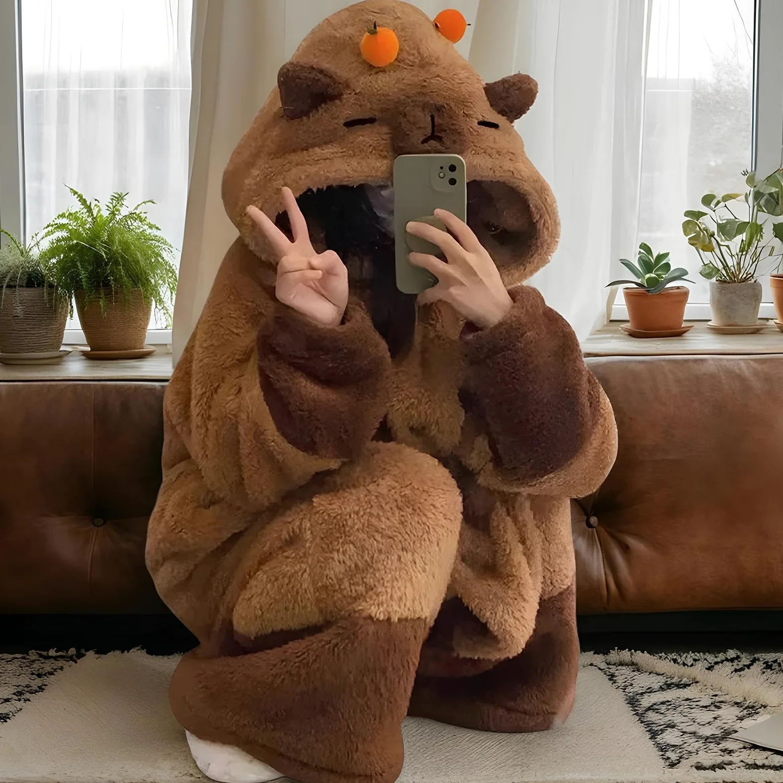 Pijamas Capybara - Disfraz de Capibara para adultos, pijama de animal para dormir, lindo pijama para adultos, ropa de dormir suave para cosplay, niños y adultos
