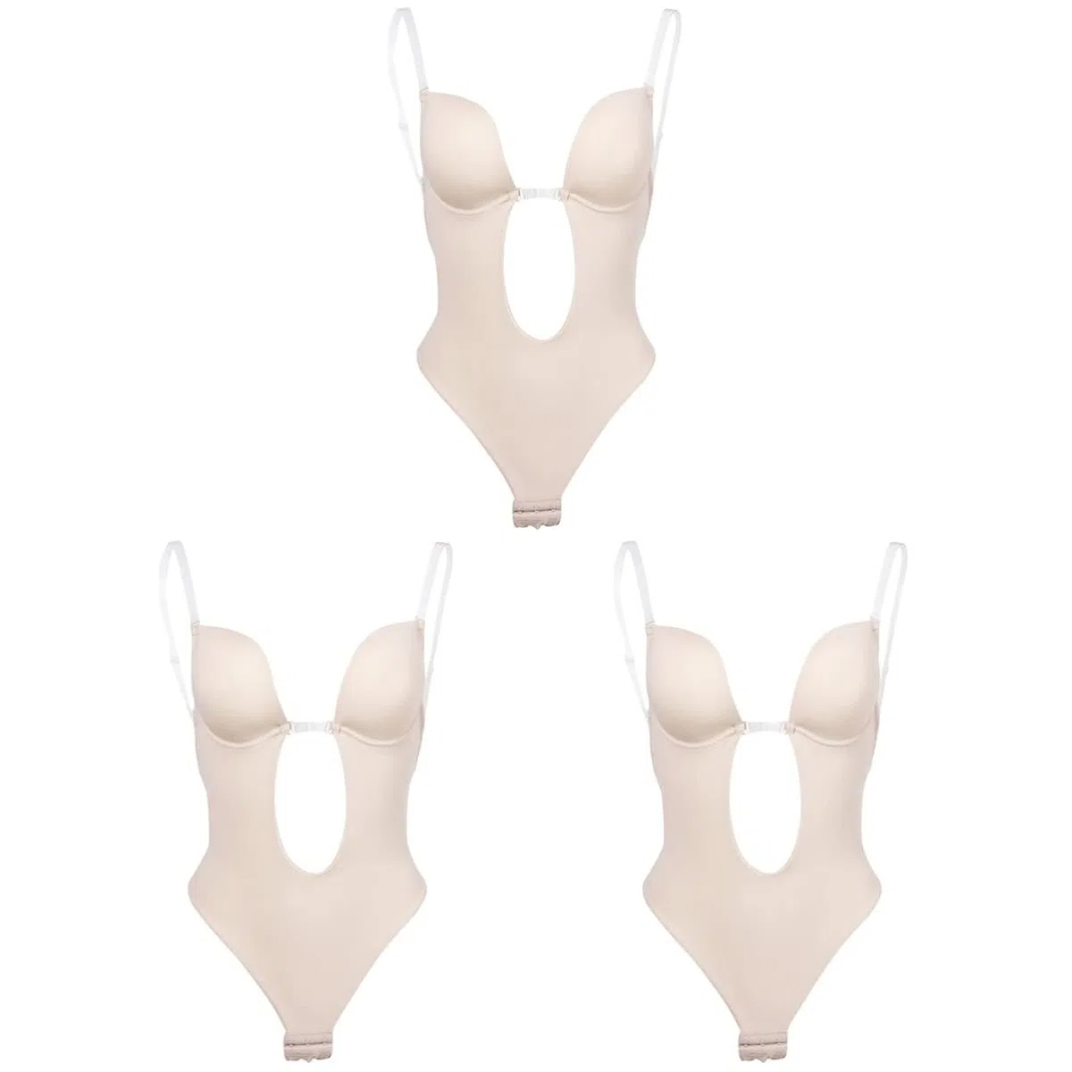 LIFKOME 3piezas Corset Invisible Para Mujer Moldeador De Espalda Sin Costuras Sujetador Práctico y Reductor De