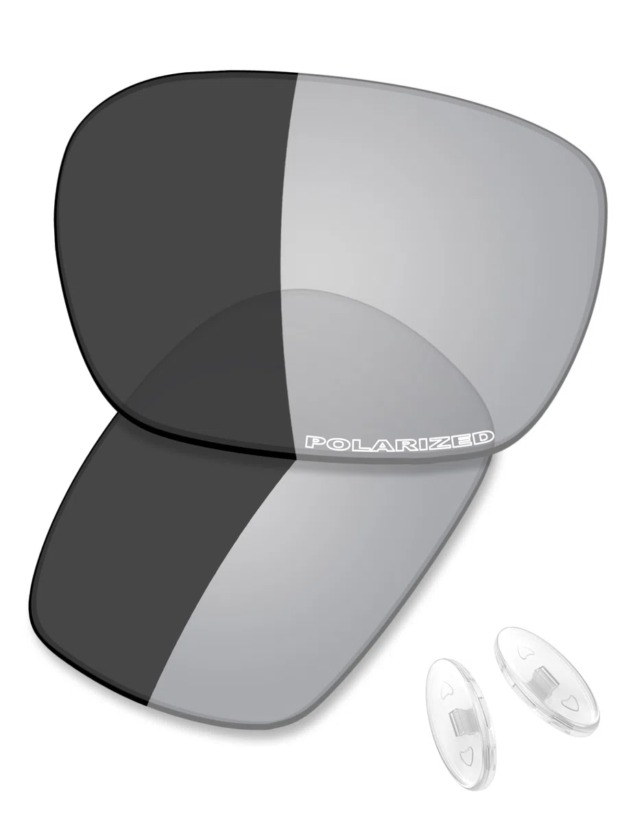 Saucer Lentes y almohadillas nasales de repuesto prémium para gafas Oakley Extender OX3249 de 58 mm, protección UV400, antiarañazos