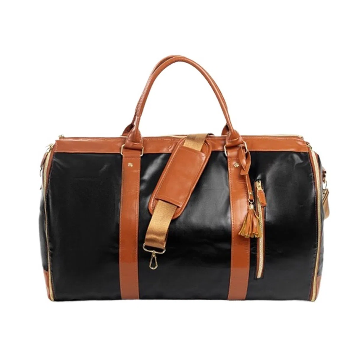Bolsa de viaje plegable for mujer, impermeable, cómoda, for llevar en el equipaje mano, grande, piel sintética, for gimnasio