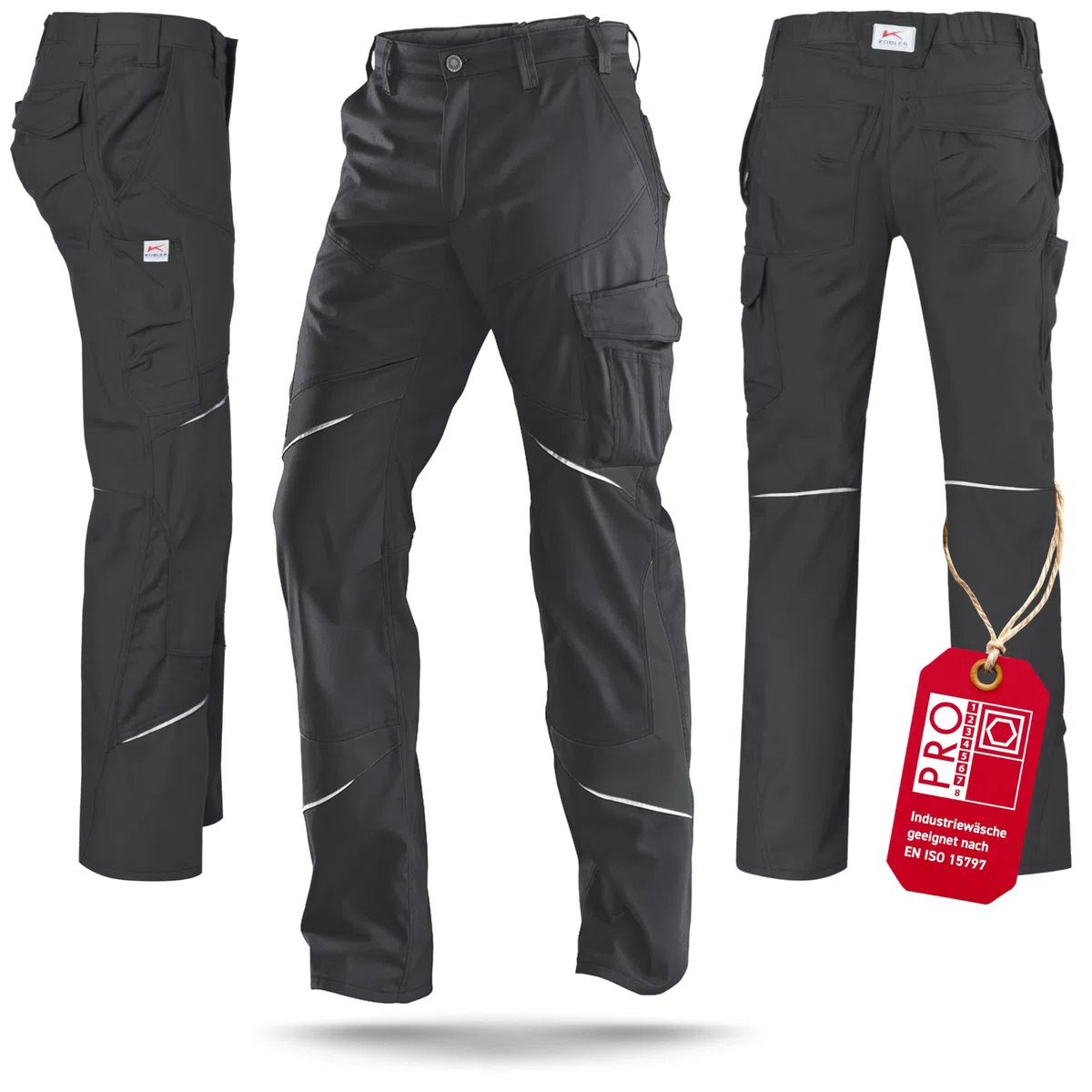 KÜBLER Workwear ACTIVIQ - Pantalones de trabajo para mujer, pantalones funcionales para mujer, ropa de trabajo profesional para artesanía e industria, ropa de trabajo para mujer, pantalones con