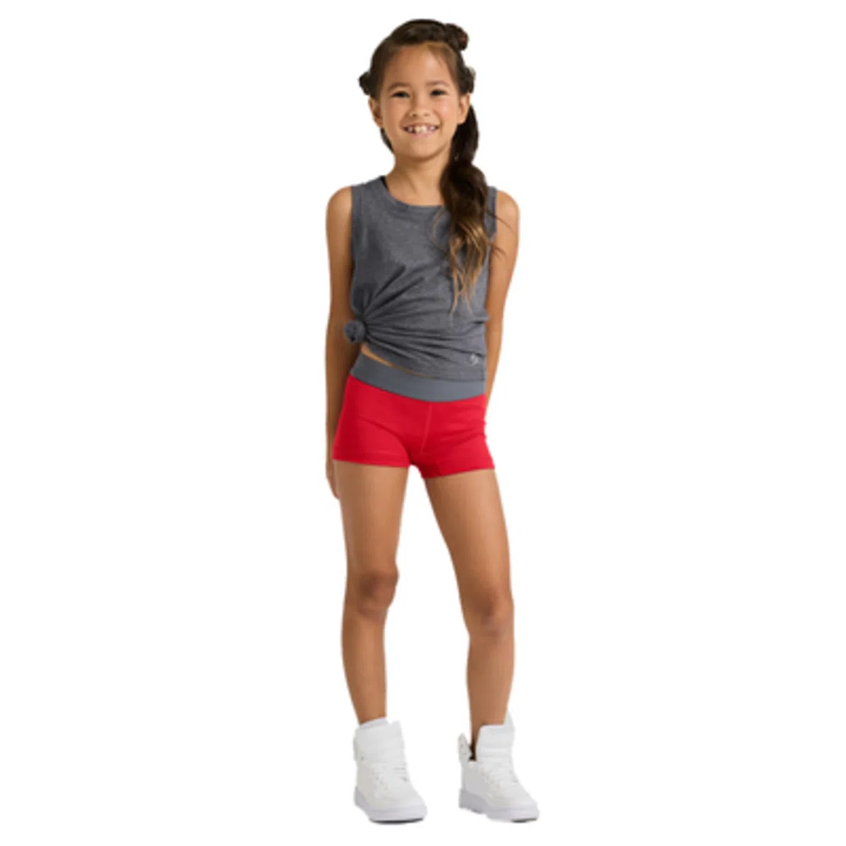 Soffe Pantalón Corto Dri de Tiro bajo para niña, Entrepierna de 2.5 Pulgadas