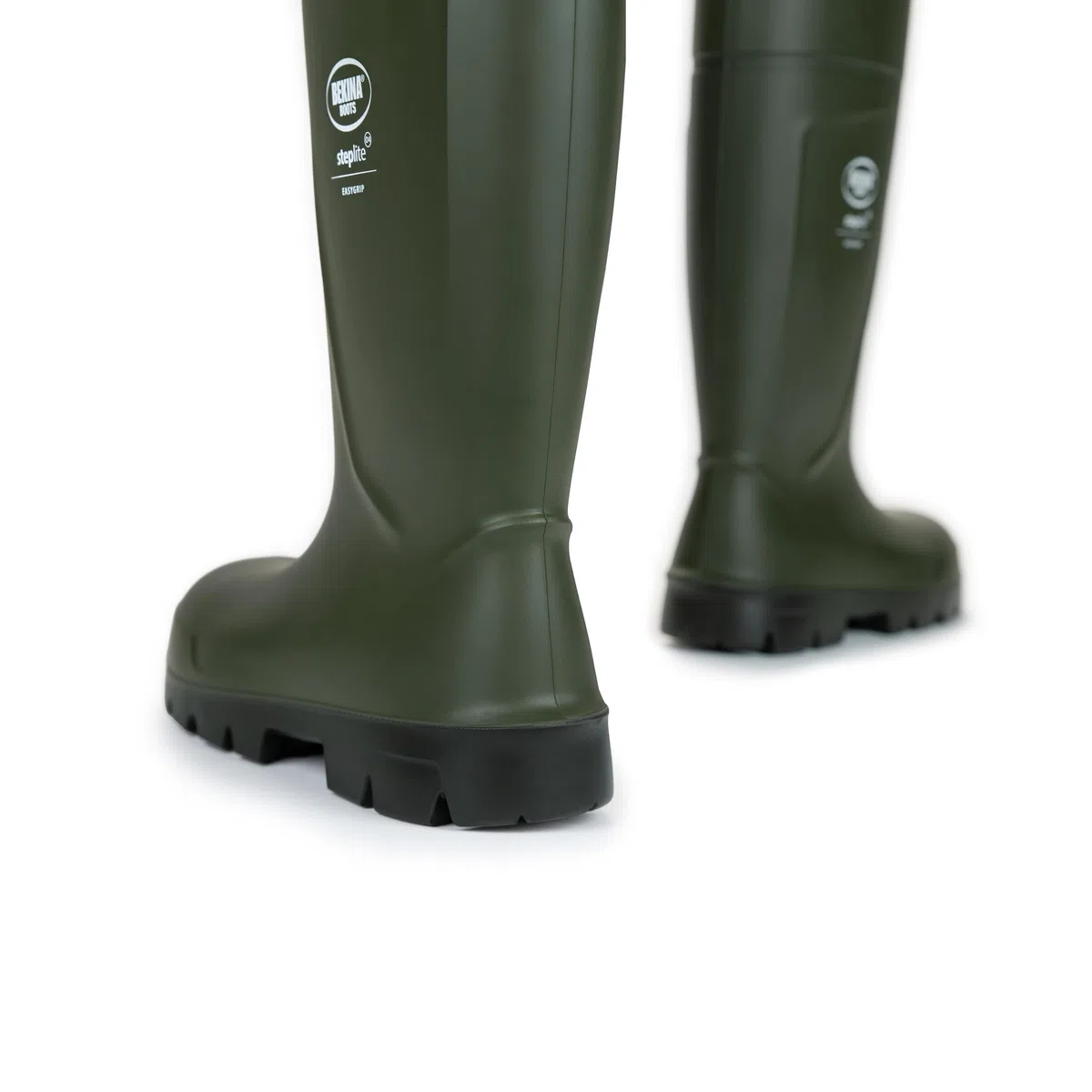 Botas de Seguridad para Hombres sin Puntera de Acero para la Agricultura, Ligeras, de Gran Comodidad, Suela Antideslizante, Resistentes al los Productos de Limpieza, Verde, EU 37 | Botas de trabajo ultraligeras y antideslizantes para hombre y mujer, suela