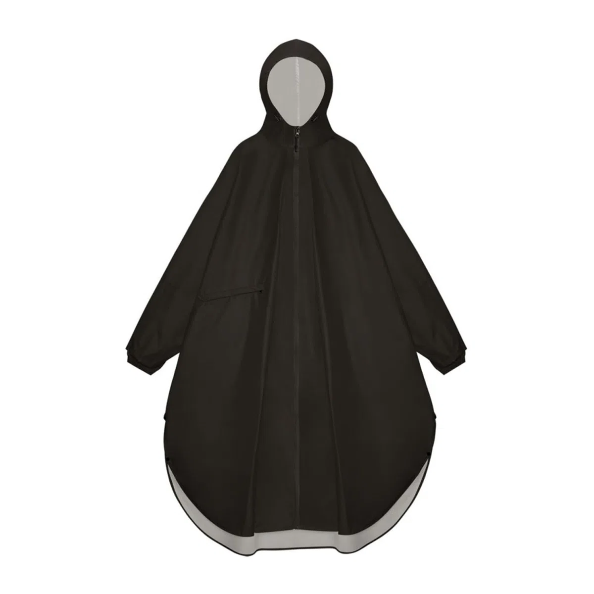 Generisch Poncho de lluvia para adultos, unisex, largo, con capucha, material de moda, para ciclismo, senderismo, viajes