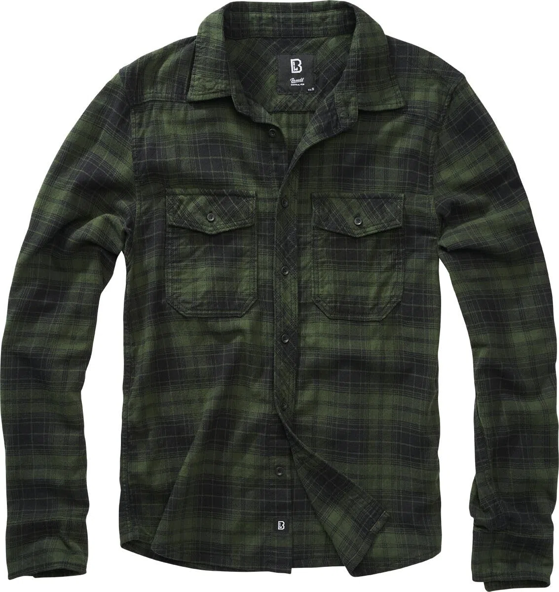 Brandit Camisa A Cuadros Hombre Camisa De Franela
