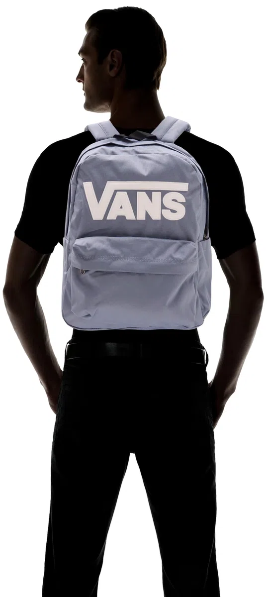 Vans Mochila unisex Old Skool Drop V, pizarra glacial, mediana, Pizarra glacial, M
