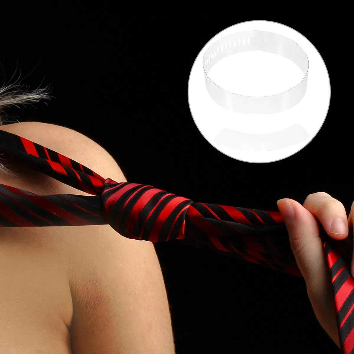 Homoyoyo Tiras Lisas y Ajustables de Plástico 200 de Color Blanco para Fijar Cuellos de Accesorio para Arreglar Cuellos en Camisas de Adultos