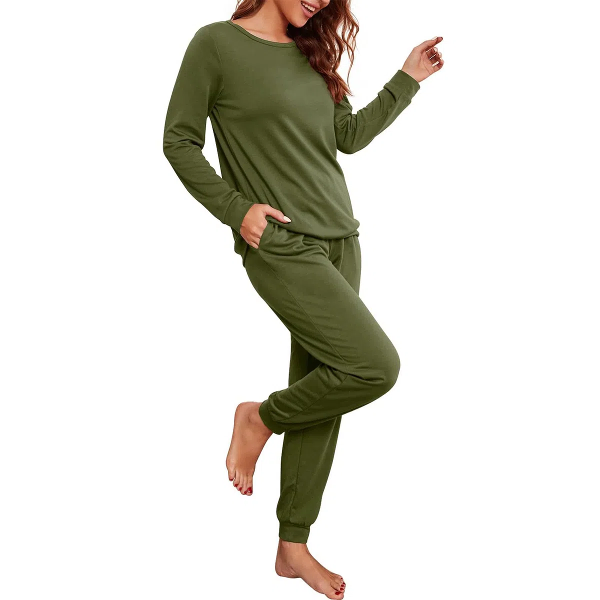Conjunto de pijama de algodón para mujer, conjunto de pijama para mujer y verano de algodón impreso, Sleepwear Home And Casual, Sleepwear Tejido gofrado suave, ropa cómoda y fácil de llevar, ropa