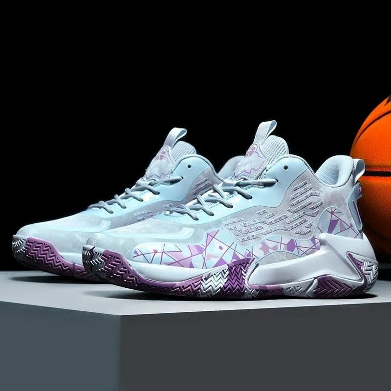 Zapatillas de Baloncesto de Talla Grande for Hombre: Ligeras, duraderas, Modernas y adecuadas for Adolescentes. Botas Deportivas for Interiores y Exteriores.