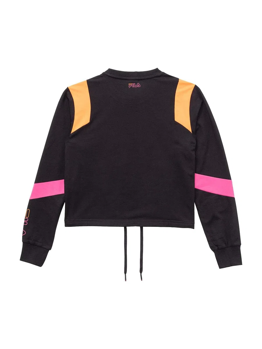 Fila Women Pita Cropped Crew Sweat Sudadera Mujer (Pack de 1)