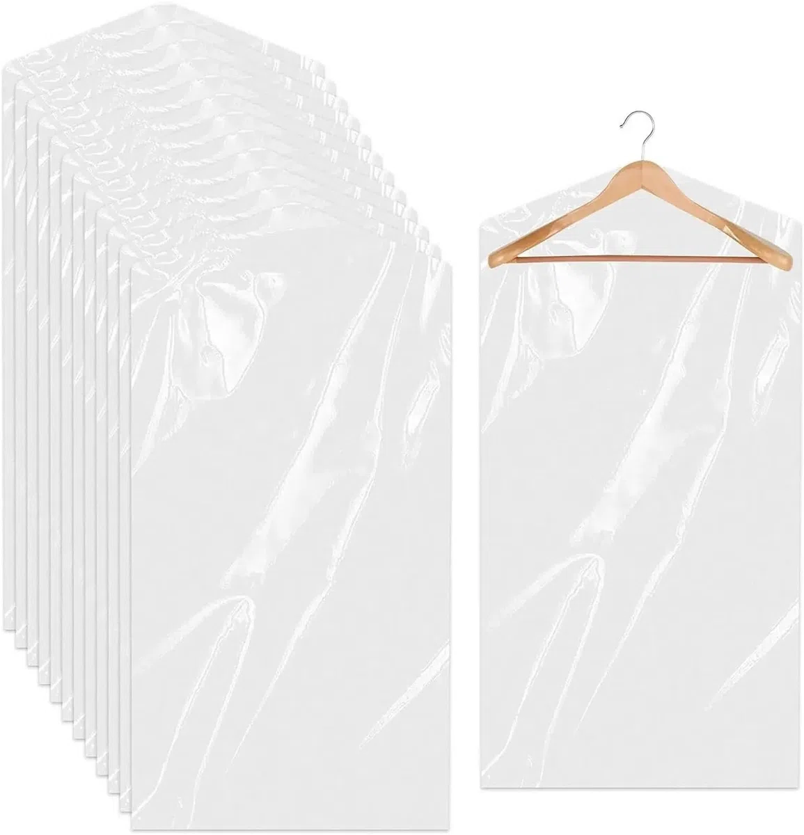 Cubierta de ropa plástico